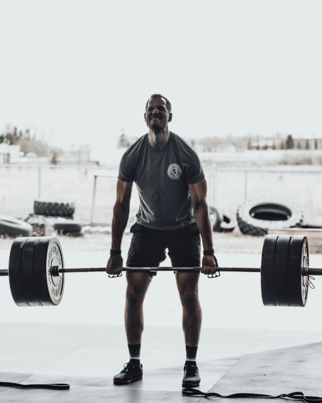 Matt Chenard deadlifting